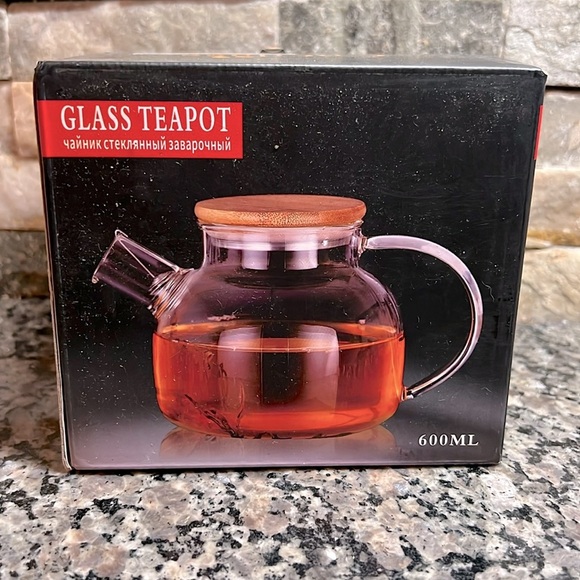 Glass teapot NIB - Picture 1 of 5